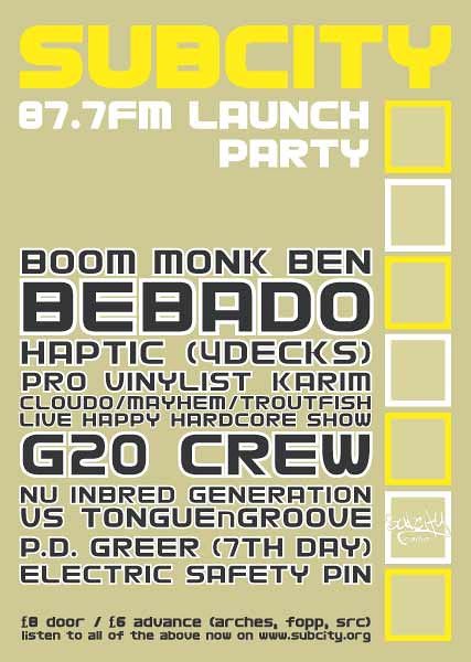 Arches_FM Launch Party February 2005 flyer