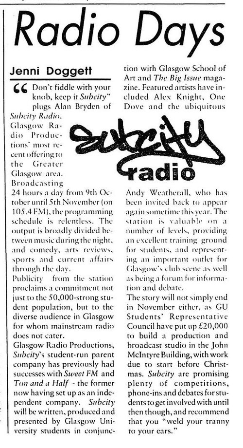 Glasgow University Guardian 28/09/1995