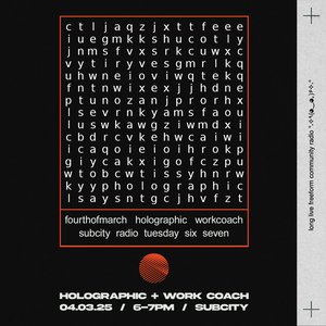 holographic: w/ work coach on 04/03/2025 from 18:00-19:00