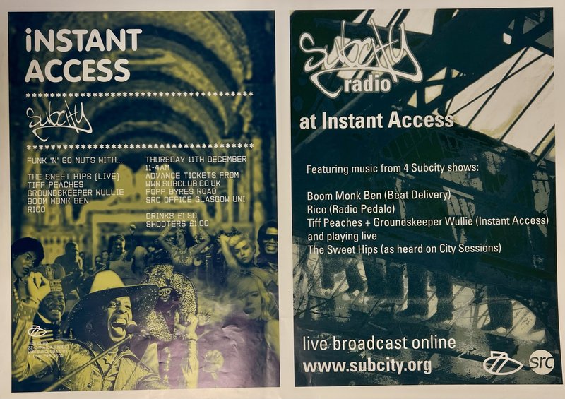 Instant Access flyer