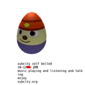 Subcity Soft Boiled: brain anatomy of a zolf on 19/10/2024 from 10:00-12:00